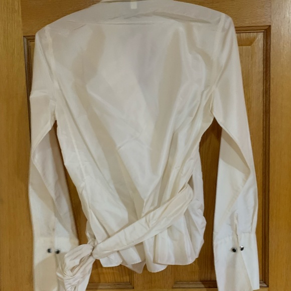 Ann Taylor flare skirt and wrap top - Picture 3 of 6